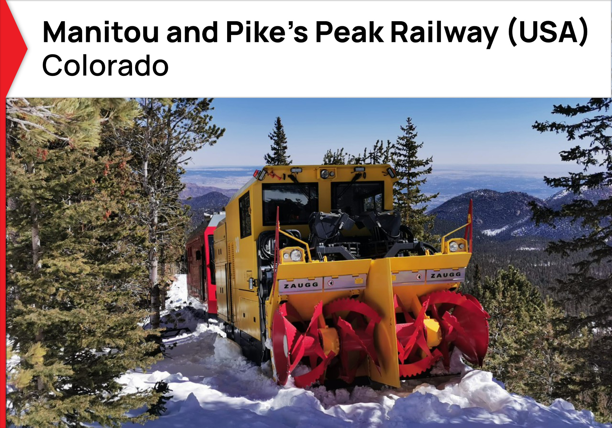 Railway Snow Blower