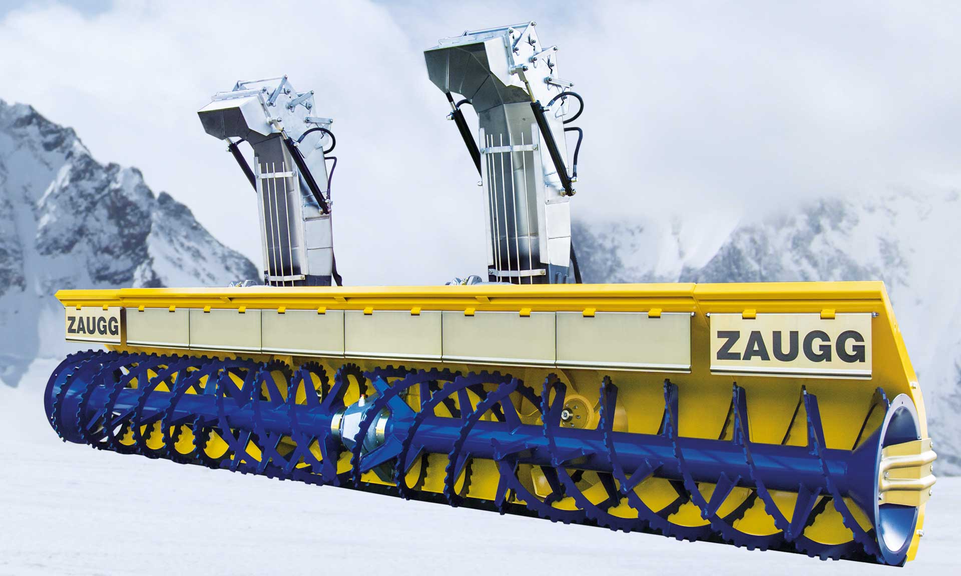 Lateral snow blower